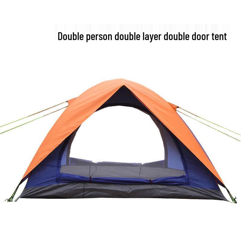OEING Double Layer Outdoor Camping Tent 2 Person