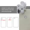 Universal Clip Microscope 61X LED Jewelry Magnifying Glass Cell Phone Clip Focusing Adjusted Pocket Microscope with Clip