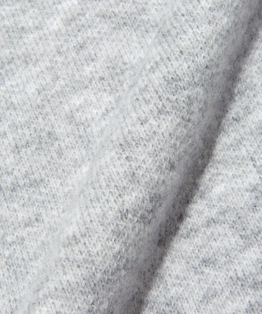 LEE Boucle Big Twitch Logo Knit Light Gray
