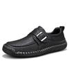 Men's Leather Shoes Slip on Casual Sneakers Flats Walking Shoes