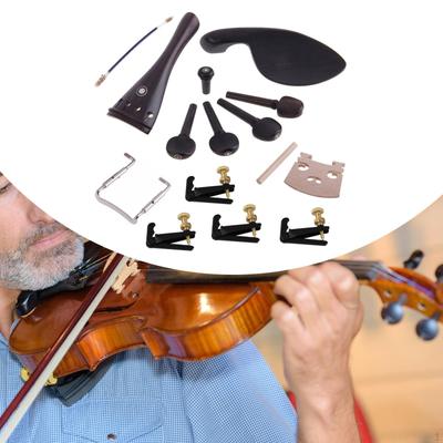 4/4 Violin Accessories Kit Sound Post Easy To Use Professional Luthier Tools Fine Tuners DIY