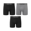 Viscose Blend 3-Pack Boxer Brief Black Grey