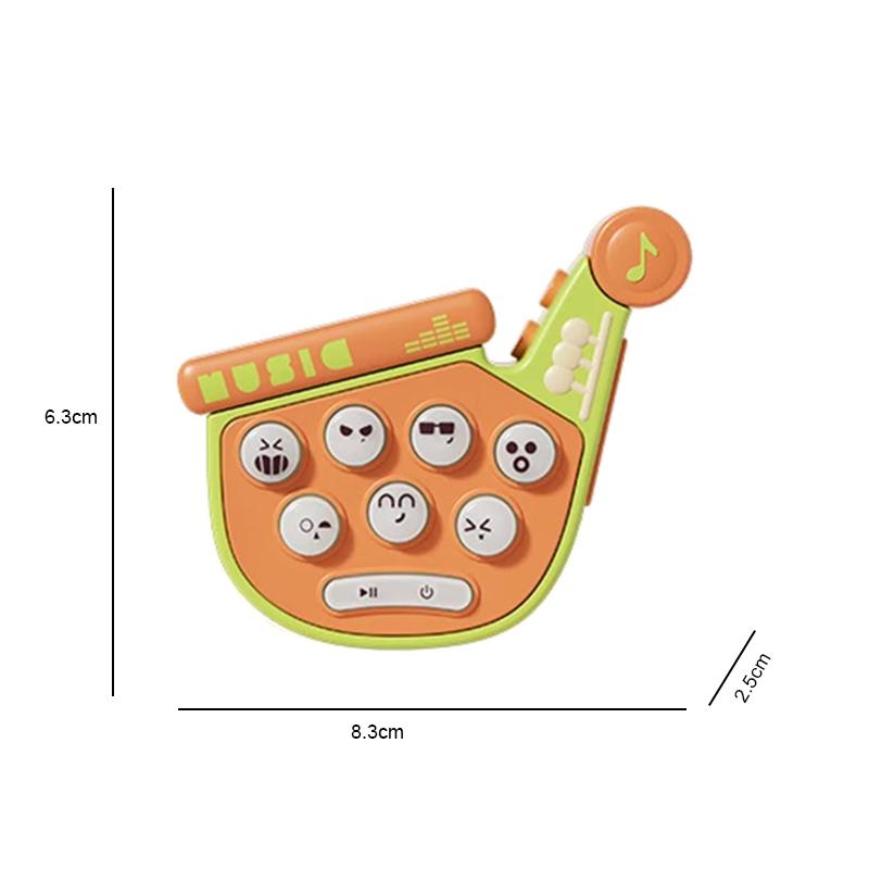 Baby Early Education Puzzle Music Finger Pressing Training Portable Toy Decompression Challenge Interactive Game Machine