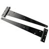 Merriway Black T-Hinges 150 Mm (Pack of 2) - Light Duty