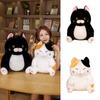 Plush Cat Amuse Doll Stuffed Toy Decoration Black White Multiple Sizes Kids Gift