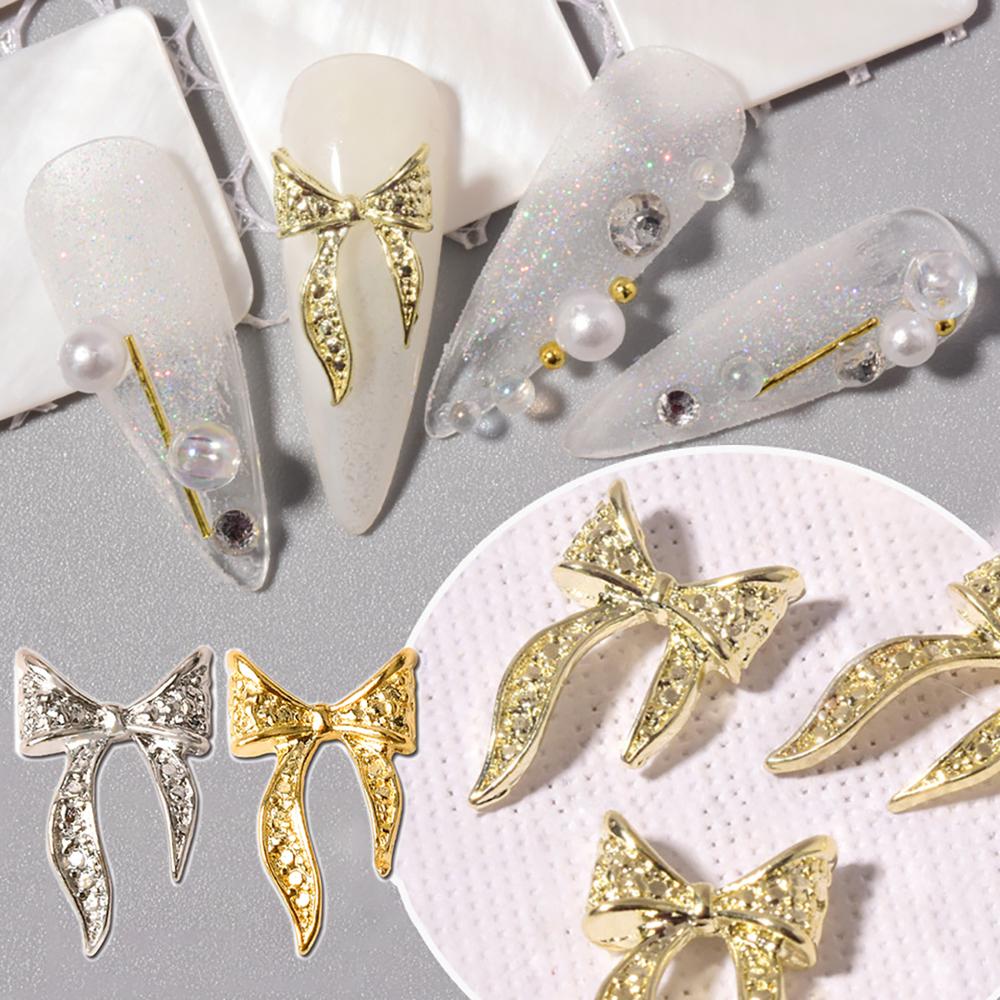 Drills 3D Manicure Rhinestones Nail Art Decoration Bow Ties Nail Jewelry Bowknot Nail Ornaments