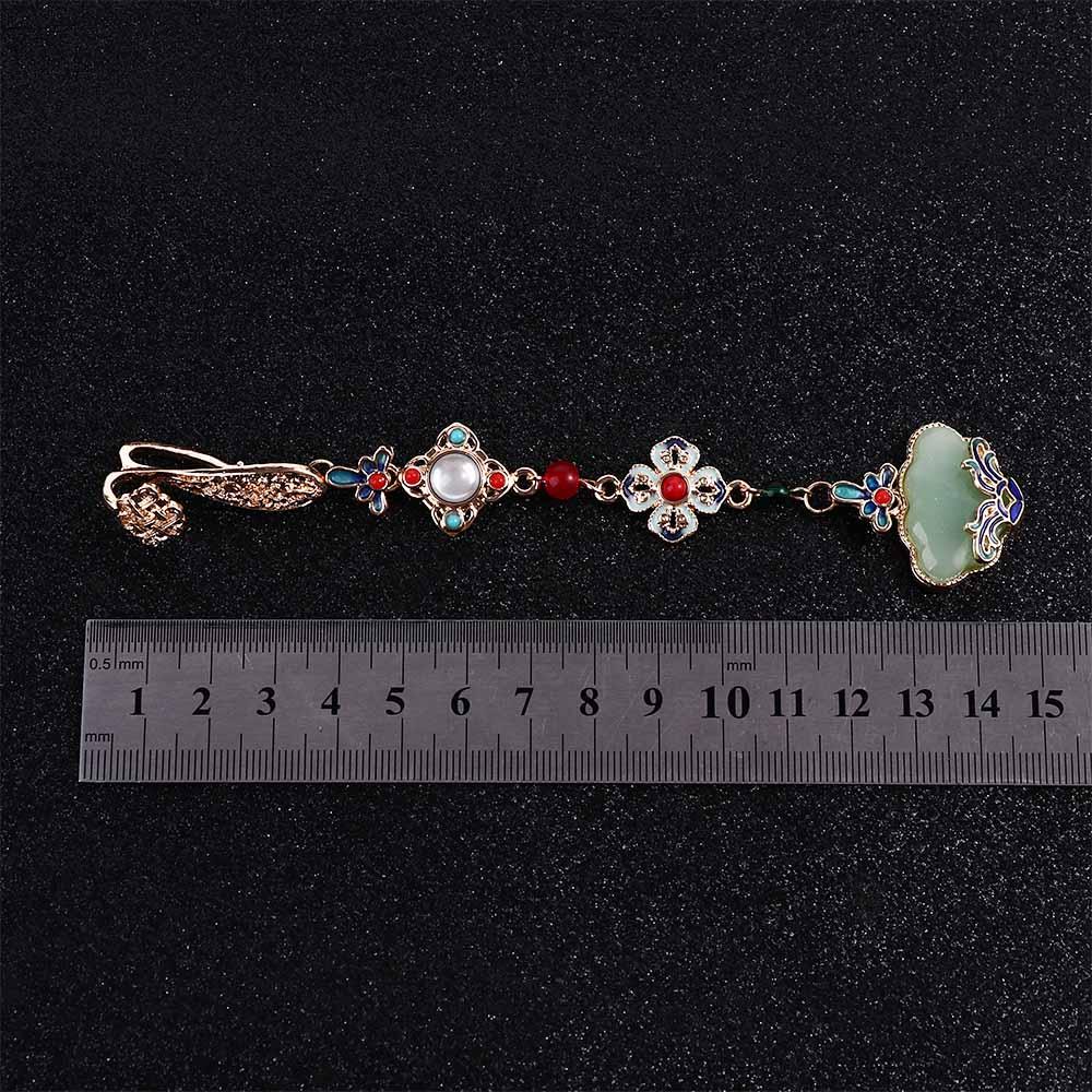 Accessories Metal Collar Pins Cheongsam Pin Accessories Tassel Brooches Antique Fan Pendant