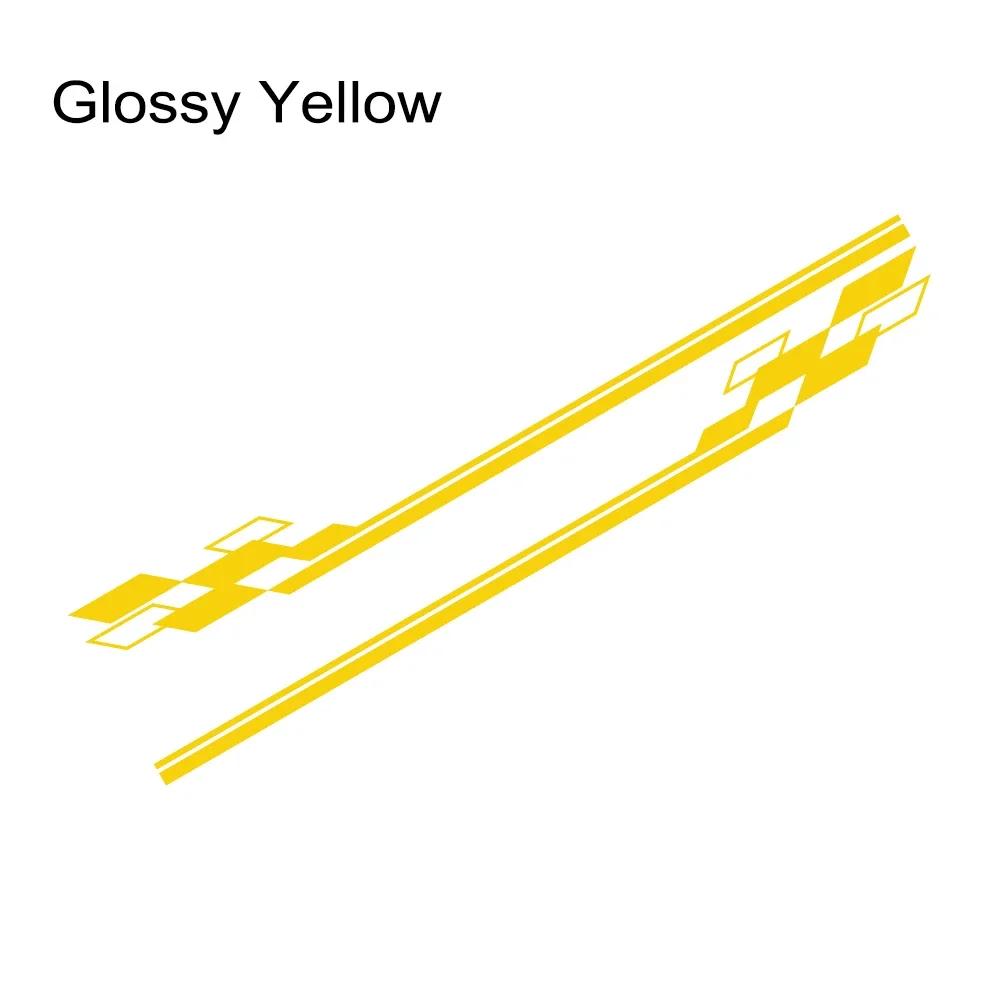 Car Door Side Skirt Vinyl Stickers For Ford Fiesta MK6 MK7 Mk8 6 7 ST Auto Line Graphic Decoration Decal Tuning Accessories