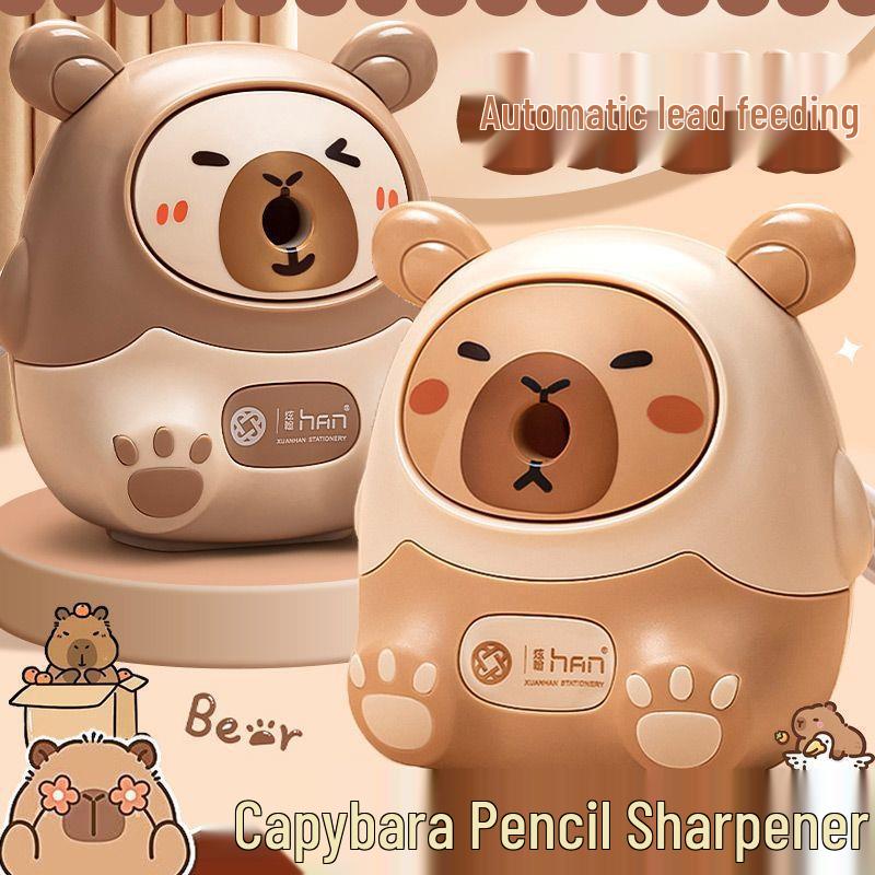 Capybara Fully Automatic Mechanical Pencil Sharpener for Students