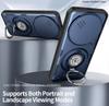 Slide Lens Camera Protection Funda for Honor X9D 5G Case Magnetic Rotate Ring Kickstand Cover for Honor X70 5G Armor Case