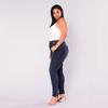Plus Size High-Waisted Stretch Skinny Jeans for Women
