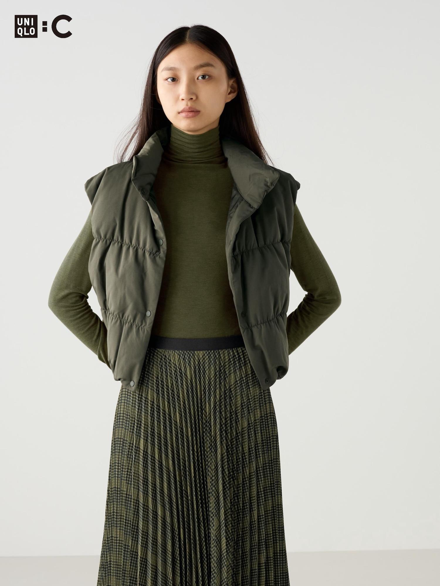 

Футболка с воротником-стойкой Uniqlo Japan Ultra Warm HeaTTech Cashmere Blend 56 OLIVE/3XL