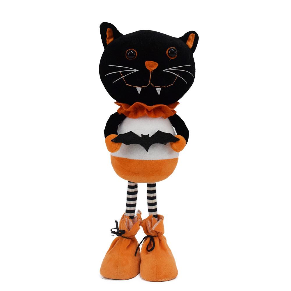 

Adorable Halloween Polyester Decorations Ghost Cat Figurines