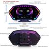 P3 P24 Car Head Up Display with Alarm Dual System OBD2+GPS Water Temp Turbo Press Speedometer Slope trument Car Accessory