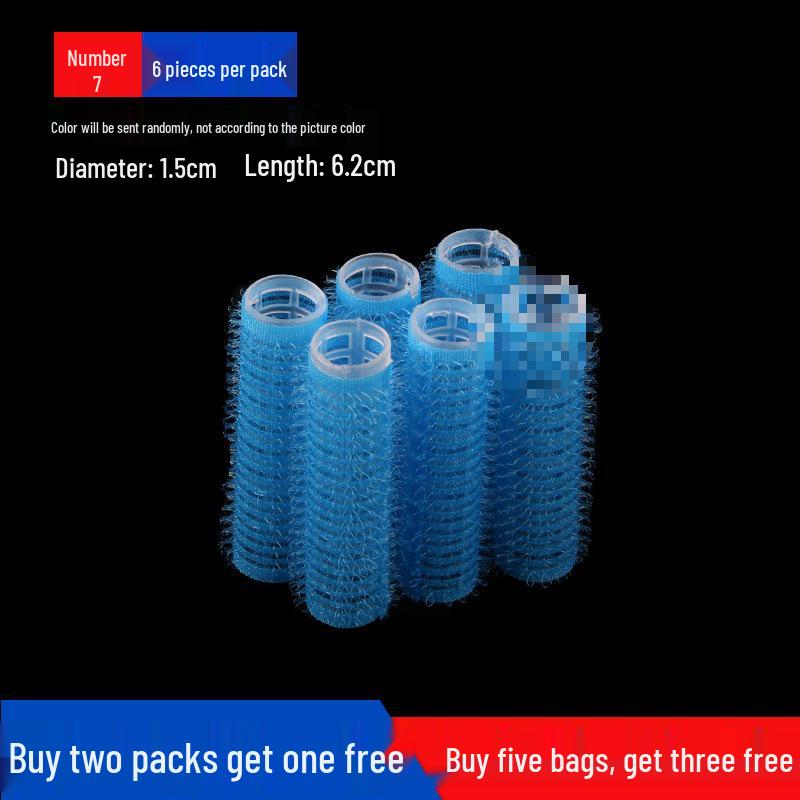 Disposable Self-Adhesive Curling and Volumizing Rods for Hair Dyeing and Perming
