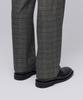 MUSINSA STANDARD Glen Check Wide Hidden Banding Slacks [Brown]