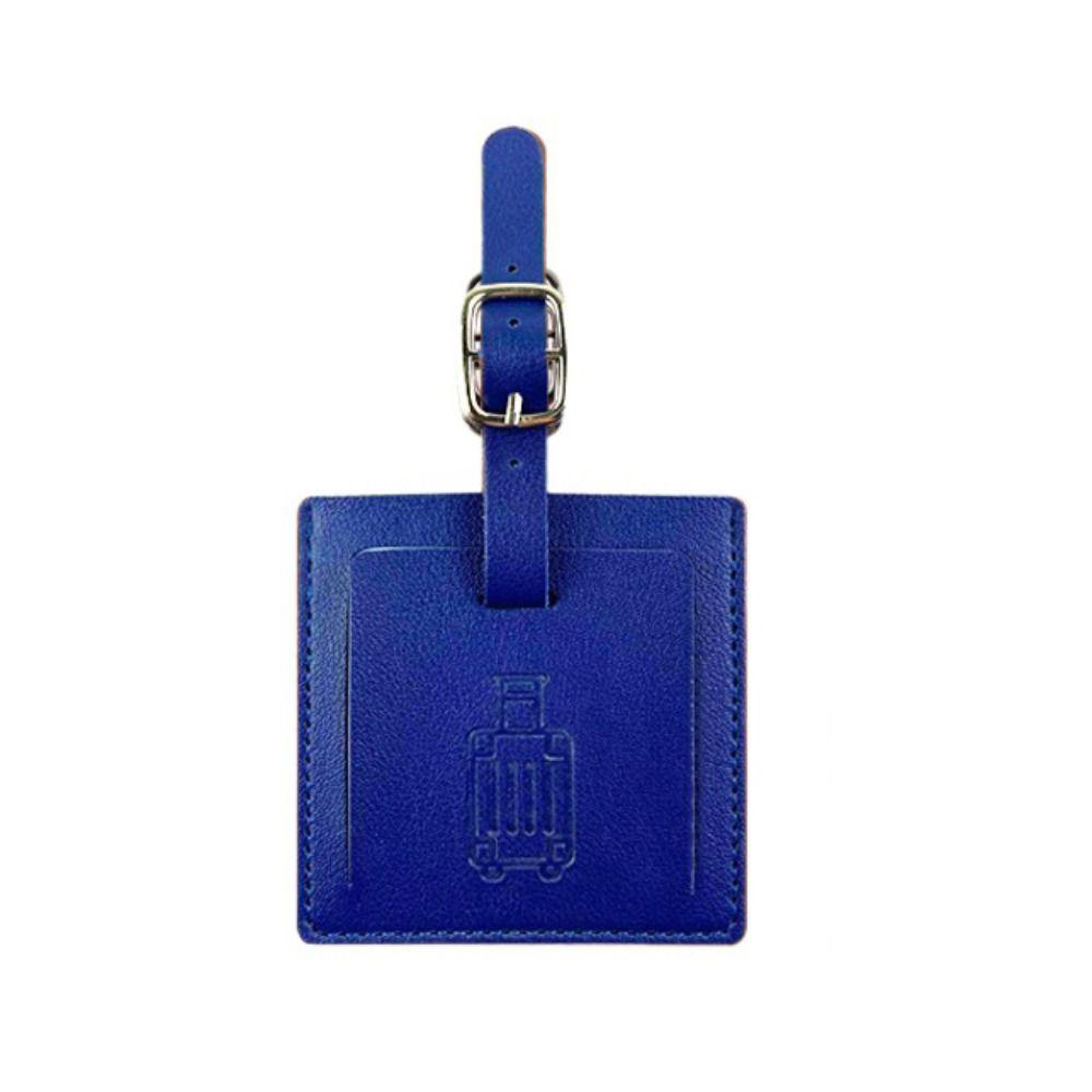 Square Shape Baggage Name Tags Colorful Airplane Suitcase Tag Soft PU Luggage Tag  Holiday