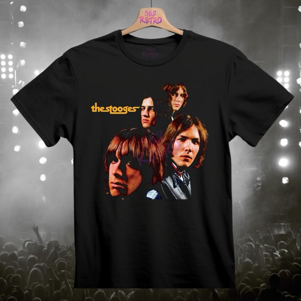 The Stooges Punk Rock Band TShirt Black S3XL Iggy Pop Unisex T-Shirt XXXL