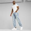 PUMA Black Top Rider Leather Gray Size cm Men's Sneakers, 393823, White/Glacial (01), 22.0