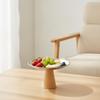 Fruit Bowl with Pedestal Base Stainless Steel for Dining Table, Parties, Hosts