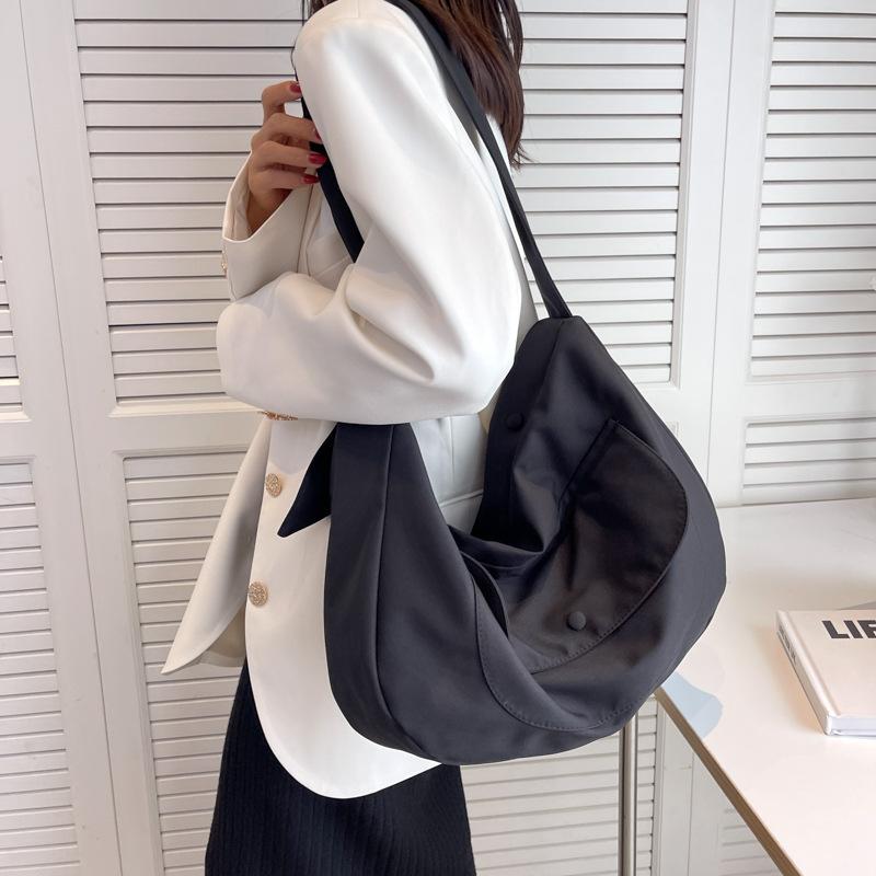 Designer Nylon Women's Shoulder Bags School Book Messenger Tote Handbags Large Capacity Casual Shopper Crossbody Bag for Women