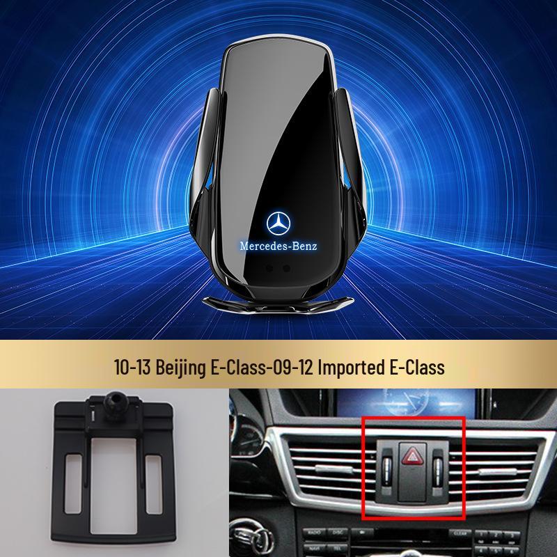 Bezdrátový držák telefonu s rychlým nabíjením Mercedes-Benz pro třídu C/třídu R/třídu S/třídu E/GLK/třídu B