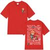 Ed Sheeran European Tour 2025 Graffiti Pattern Print T Shirt Men Women Cotton Casual Short Sleeve T-shirt Fashion Loose T-shirts