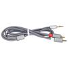 3.5mm Jack to 2 RCA Aux Audio Cable High Fidelity Audio Cable for Mobile Phones Laptops Speaker