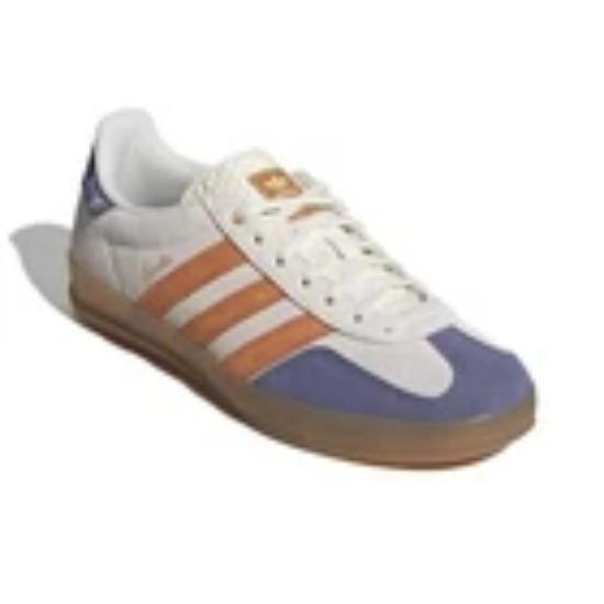 Adidas Gazelle Indoor Cream Blue Vine Orange Unisex Sneakers  JQ0956
