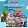 Cross-Border Activity Handbag: Jelly Stickers & Quiet Scene Puzzle Book for Kids