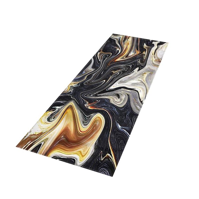 Area Rug Marble Pattern for Entry Way Living Room Hallways Modern Doormat