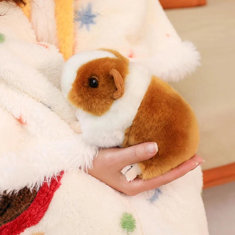 Peluche Cavia Ultra Morbido Realistico Giocattolo Animale di Peluche Carino per Regalo Bambini e Collezionisti
