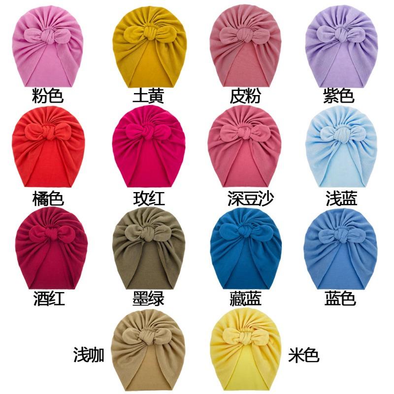 

Winter new children s bow hat girls children s hat autumn and winter baby warm tire hat Baby hat