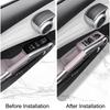For BYD Yuan Plus Atto 3 Smart Driving Edition ADAS Car Window Lift Panel Silicone Pad Full Cover Anti Scratch Interior