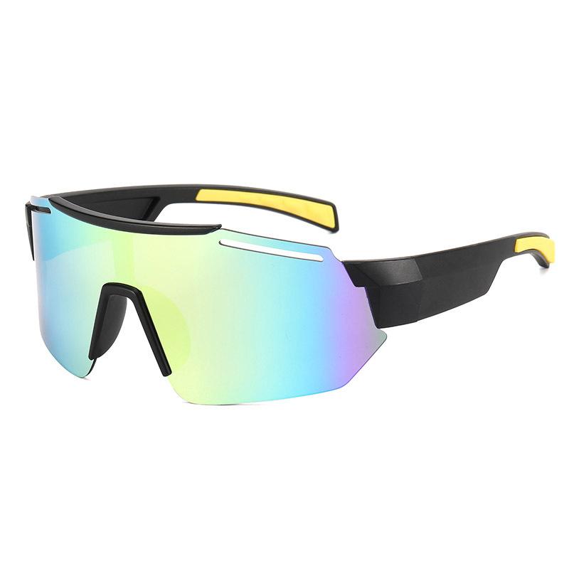 Hot Fashion Sun Cycling Mirror Super Large Frame Windproof And Eye Protection Dazzling Men's And Women's Sports Mirror 9921