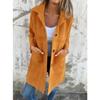 YYFS Damesmode Casual Effen Kleur Print Herfst Winter Lange Mouw POLO Hals Jassen & Jassen