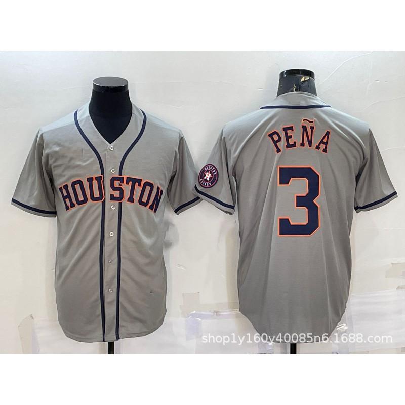 Houston Astros Baseball Jersey Bregman 2 Altuve 27 Embroidered Sports Shirt Men
