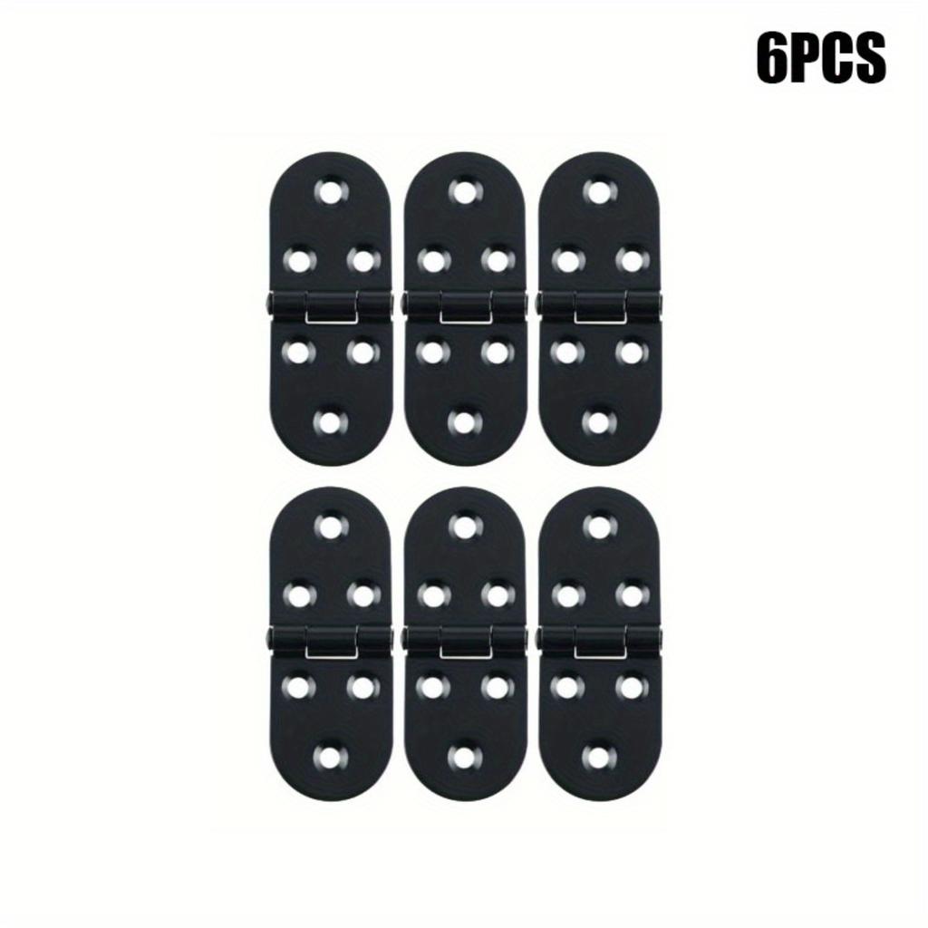 6pcs Metal Folding Flip Hinge, Suitable for Sewing Machine Tables, Mini Cabinets, Wardrobes, and Wardrobe Doors