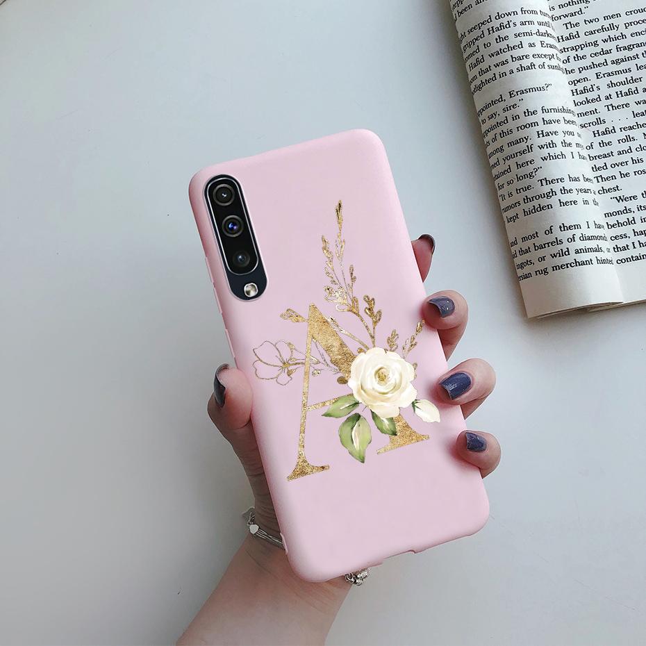 Case For Samsung Galaxy A50 A30 Case Silicone Cute Letters Soft Back Cover For Samsung Galaxy A30S A 30 50 A50S Case 2019 bumper