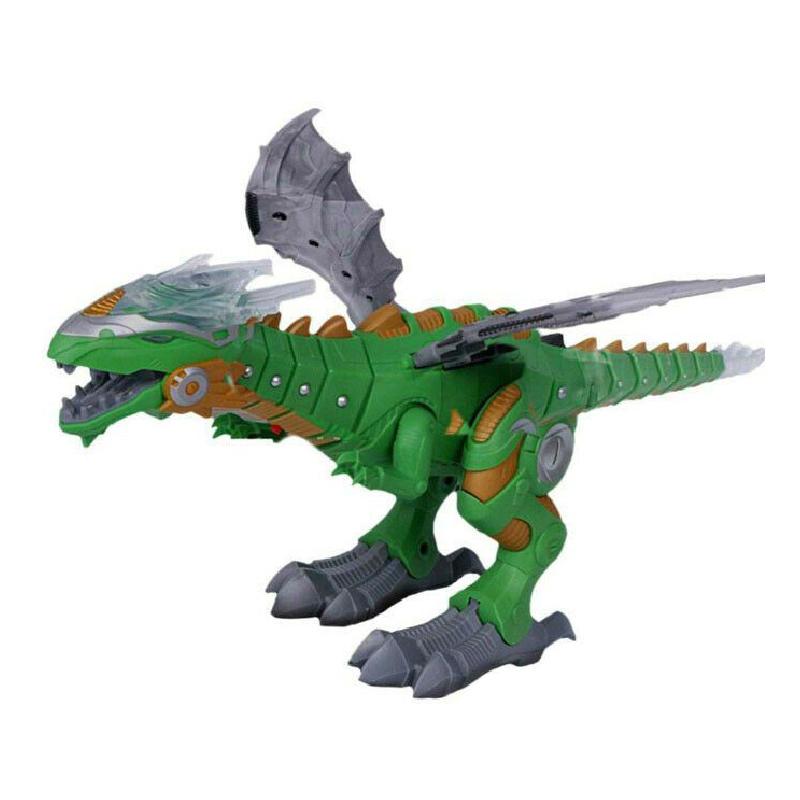 Walking Toy Dragon Fire Breathing Water Spray Dinosaur Kids Boys Christmas Gift