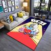 "BT21 Cartoon Characters Red Carpet Rug for Living Room Decor" Suitable for Use As an Anti-slip for Living Room Bedroom Sofas