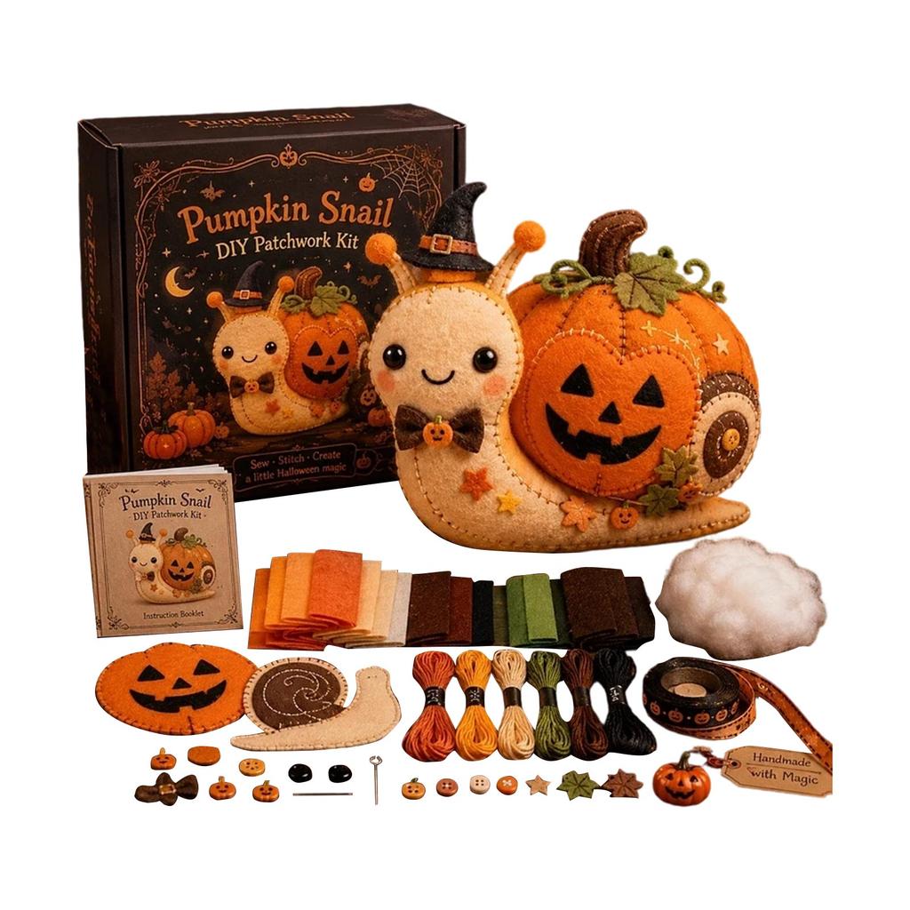 Halloween Patchwork Nähset zum Handnähen eines süßen Freundes