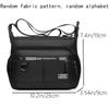 Borsa a Tracolla Oxford Resistente all'Acqua Durevole per Uomo Tasche Multi-Zip Borsa a Messaggero Casual per Viaggi Quotidiani Lavoro
