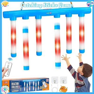 Spiel Reflex Herausforderung Fangstäbe Spiel Fallen Fangen Gewinnen Reaktions Training Spielzeug Geschwindigkeit Einstellbar Eltern-Kind Interaktiver Sport