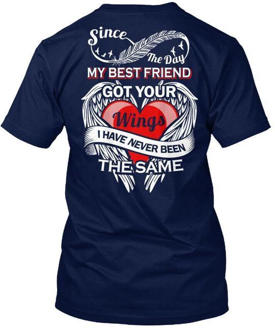 Fly High Until We Meet Again Best Friend T-Shirt Made In the USA Size S To 5XL