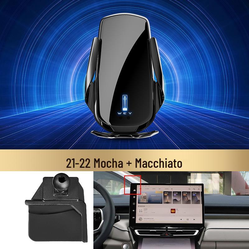 Wireless Fast Charging Phone Holder for WEY VV7/VV6/VV5/Mocha/Latte Vehicles
