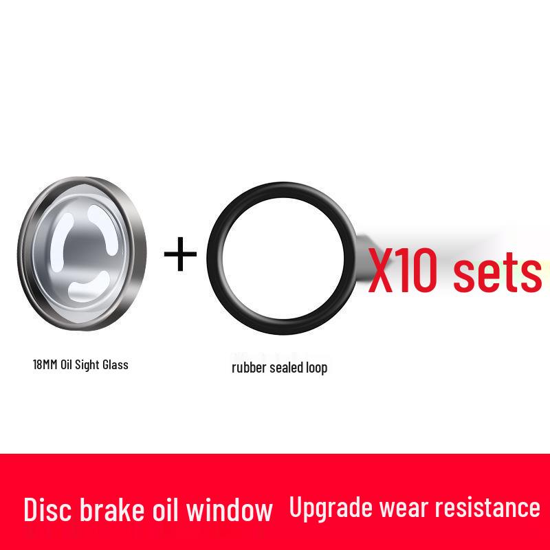12mm Disc Brake Master Cylinder & 18mm Clutch Oil Window Sight Glass for Electric Vehicles and Motorcycles.