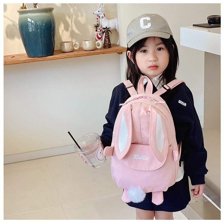 Cartoon Bunny Kids Backpack With Lightweight Insulation For Preschool Girls And Boys