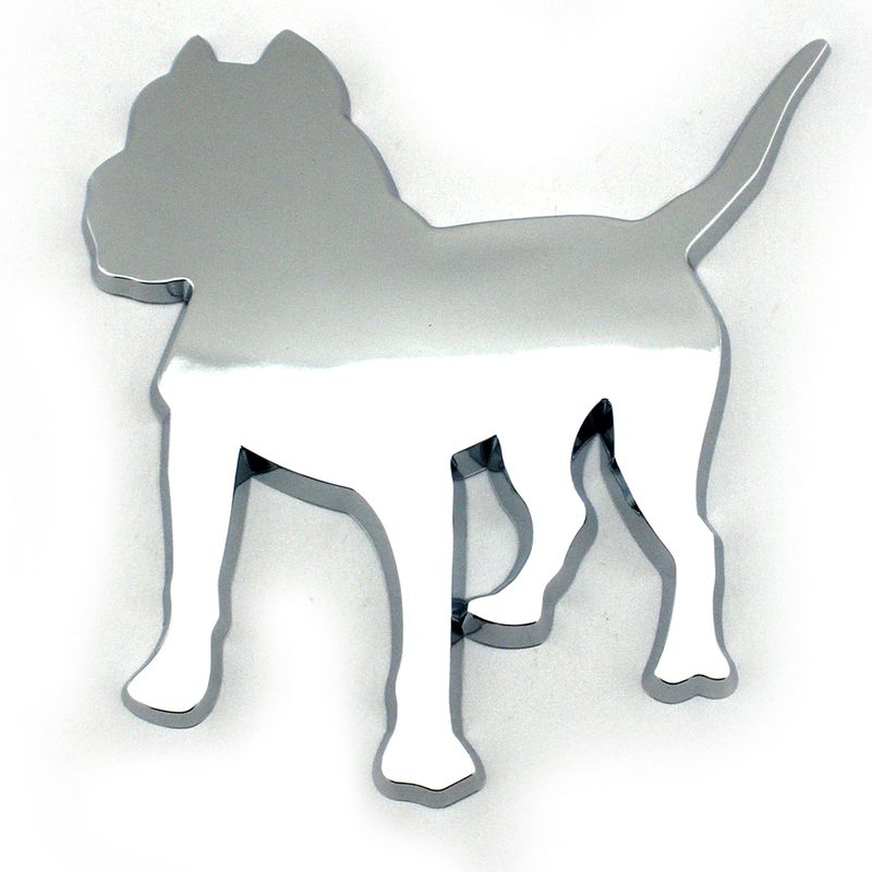 

Motorcycle 3D dog chrome car sticker self adhesive car/van puppy decal animal emblem badge pet badge