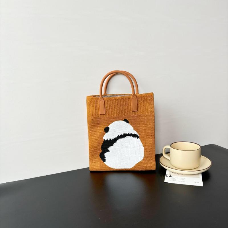 Premium Sense, Mobile Phone Bag Large Capacity Knitted Bag Niche Versatile Shoulder Messenger Bag Cartoon Fashion Handbag